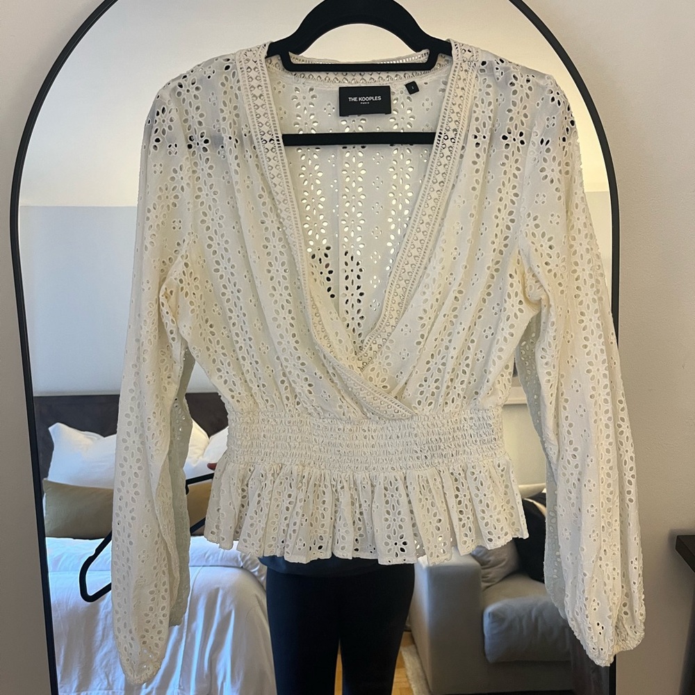The Kooples Eyelet Blouse